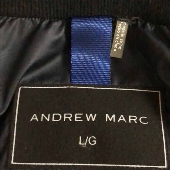 ANDREW MARC BLACKENED PUFF JACKET SIZE LG - Picture 5 of 16